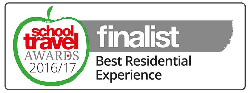 Runner up - Best Residential Experience at School Travel Awards